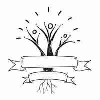 Glowing Abstract Family Tree with Same Parent Roots concept as A sleek digital art banner depicting an abstract family tree with glowing roots representing same parents The glowin pure Set 2 vector