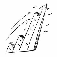 Glowing abstract ladder representing career progression concept as An upward angle shot of a glowing abstract ladder symbolizing career progression and growth in operational manage pure vector