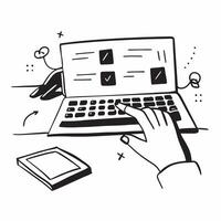 Hands Typing on Keyboard with Abstract Reflection concept as Hands typing on a keyboard with a glossy abstract reflection on the desk highlighting productivity in a modern home off pure Set 4 vector
