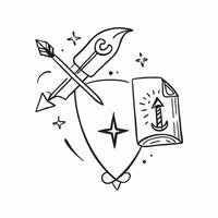 Holographic Bow and Arrow with Target Text concept as A precise photo featuring a glowing holographic bow and arrow aimed at a target symbolizing the focus in the Dussehra story T pure vector
