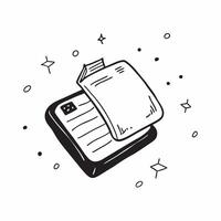Holographic Ebook Reader with Floating Pages concept as A holographic ebook reader with floating glowing pages symbolizing digital reading in online education with ample copy space pure vector