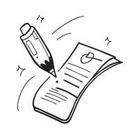 Holographic Pen with Floating Notepad concept as A holographic pen with a floating glowing notepad symbolizing virtual note taking in online education with ample copy space on a wh pure vector