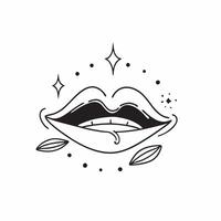 Holographic Plus Size Model Lips with Confidence Text concept as A vibrant glossy holographic design featuring the lips of a plus size model with the word Confidence in a bold scri pure vector