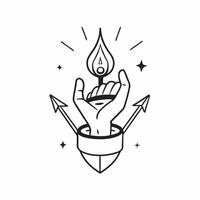 Holographic Ravana and Bow with Victory Text concept as A sleek isolated photo featuring a glowing holographic Ravana with a bow symbolizing Dussehra The design includes ample cop pure vector
