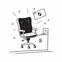 Home Office Chair with Glowing Abstract Digital Art concept as A photo featuring a home office chair with a glowing abstract digital art background The image is centered around th pure Set 3 vector
