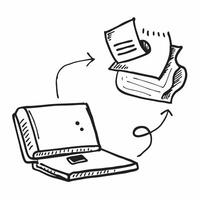 Isolated Laptop and Textbook concept as A clean isolated image featuring a laptop and a textbook symbolizing online education with clear wording to represent e learni pure vector