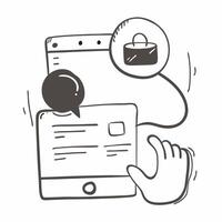 Isolated Online Collaboration Tools concept as A image of isolated online collaboration tools including a chat bubble and calendar on a white background The design i pure vector