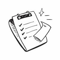 Isolated of a clipboard and checkmark with the word Checklist concept as A design showing a clipboard with a checkmark with the word Checklist displayed prominently pure vector