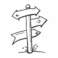 Isolated of a road sign and arrow with the word Direction concept as A design showing a road sign and an arrow with the word Direction prominently displayed Isolated pure vector