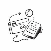Keyboard and Mouse with Remote Work Text concept as A keyboard and mouse with Remote Work text on a white background showcasing the basic tools for remote work Camera captures a c pure vector