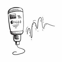 Microphone with Digital Waveform concept as A professional microphone with a digital waveform beside it symbolizing high quality audio communication during virtual meetings isolate pure vector