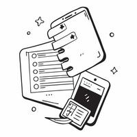 Mobile phone with holographic task manager and flexible workspace text concept as Camera movement Zoom into the mobile phone screen showing a holographic task manager Scene Sleek pure Set 2 vector