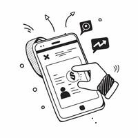 Mobile phone with holographic social media feed and Stay Updated text with copy space concept as Camera movement Zoom into the mobile phone screen displaying a holographic social m pure Set 2 vector