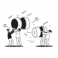 Musicians performing with glossy drums for Sharad Purnima concept as Camera movement Zoom into the musicians performing with glossy drums Scene Isolated stage with vibrant lights pure vector