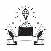 Papel Picado and Altar Isolated concept as A illustration of papel picado patterns paired with a traditional altar both isolated on a white background This design em pure vector