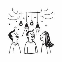People with Enchanted Wind Chimes and Smiling Faces concept as A group of people listening to enchanted wind chimes with smiling faces set against a whimsical background offering a pure Set 2 vector