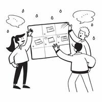 People with Glowing Shipping Schedules and Joyful Expressions concept as A group of people managing glowing shipping schedules with joyful expressions set against a fantastical bac pure vector