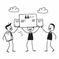 People with Glowing Shipping Schedules and Joyful Expressions concept as A group of people managing glowing shipping schedules with joyful expressions set against a fantastical bac pure Set 2 vector