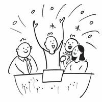 People with Sparkling Conference Rooms and Happy Smiles concept as A group of people in sparkling conference rooms with happy smiles set against a whimsical background offering amp pure Set 3 vector