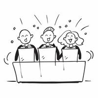 People with Sparkling Desks and Happy Smiles concept as A group of people working at sparkling desks with happy smiles set against a dreamy background offering ample space for text pure Set 2 vector
