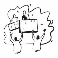 People with Watercolor Business Plans and Projectors concept as A group of people presenting watercolor business plans with projectors set against a fantastical background offering pure Set 2 vector