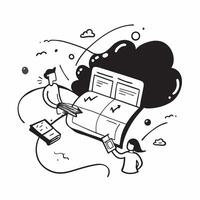 People with Watercolor Financial Planning and Tablets concept as A group of people developing watercolor financial plans with tablets set against a dreamy background offering ample pure vector