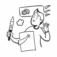 Person with Brush and Canvas for Art Service concept as A person holding a brush and canvas set against a clean background offering ample space for text or graphics symbolizing eff pure Set 2 vector