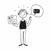 Person with Headset and Efficient Service Delivery concept as A person wearing a headset providing efficient service delivery set against a blank background offering space for text pure Set 3 vector
