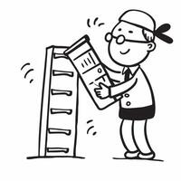 Person with Ladder and Paint Can for Home Painting Service concept as A person holding a ladder and paint can set against a clean background offering space for text or graphics sym pure Set 6 vector
