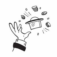Person with Magic Oven and Floating Dishes concept as A person holding a magic oven with floating dishes set against a blank background offering space for text or graphics symboliz pure Set 2 vector