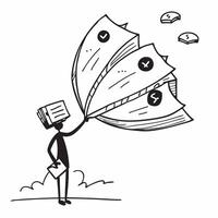Person with Money Parasol concept as A person holding a parasol made of money set against a blank background providing ample space for text or graphics symbolizing wealth and elega pure vector