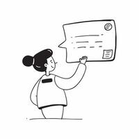 Person with Phone and Friendly Customer Support concept as A person holding a phone and providing friendly customer support set against a blank background with ample space for text pure Set 3 vector