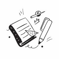 Phone and Pen with Remote Work Text concept as A phone and pen with Remote Work text on a white background symbolizing the blend of communication and note taking in remote work Ca pure Set 2 vector
