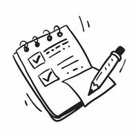 Planner and Pen with Remote Work Text concept as A planner and pen with Remote Work text on a white background emphasizing the organization and planning in remote work Camera capt pure Set 2 vector