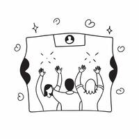 Plus Size Model Icon Border Frame with Inclusion Text concept as A modern border frame design featuring an icon representing plus size models with the word Inclusion The frame pro pure vector