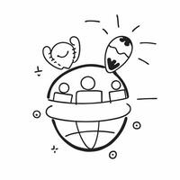 Same Parent Globe with Inclusion Text concept as An isolated of a globe with two icons representing same parents and the word Inclusion in a modern font This design symboli pure vector