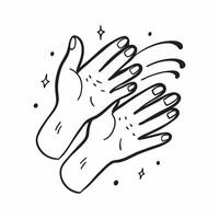 Same Parent Hands with Care Text concept as An isolated of two hands representing same parents with the word Care in a soft inviting font This design represents the care an pure vector