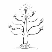 Same Parent Roots with Growth Text concept as An isolated of a tree with roots representing same parents and the word Growth in a dynamic font This image symbolizes the gro pure Set 2 vector