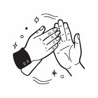 Same Parents Hands with Respect Text concept as An isolated of two hands representing same parents with the word Respect in a clean modern font This design emphasizes mutua pure Set 2 vector