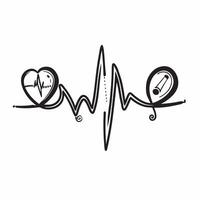 Same Parents Heartbeat with Life Text concept as An isolated of a heartbeat line with two icons representing same parents and the word Life in an energetic font This design pure vector