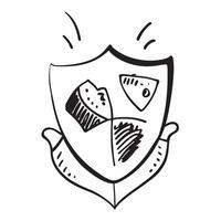 Same Parent Shield with Protection Text concept as An isolated of a shield with two icons representing same parents with the word Protection in a strong font This image sym pure vector