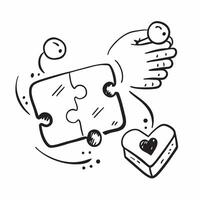 Same Parents Puzzle with Connection Text concept as An isolated featuring puzzle pieces representing same parents with the word Connection in a sleek modern font This image pure vector