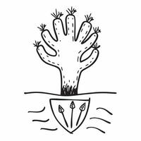 Same Parents Roots with Growth Text concept as An isolated of a tree with roots representing same parents and the word Growth in a dynamic font This image symbolizes the gr pure vector