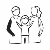 Same Parents Silhouettes with Together Text concept as An isolated of two silhouettes representing same parents standing together with the word Together in a bold inviting f pure Set 2 vector