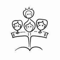 Same Parent Tree with Roots Text concept as An isolated of a family tree with two icons representing same parents with the word Roots in an elegant font This design symboli pure vector