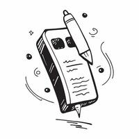 Smart Pen with Holographic Notes and Reminders concept as A photo showcasing a smart pen with glowing holographic notes and reminders isolated on a white background with ample copy pure vector