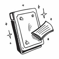 Smart Notebook with Holographic Pages concept as A photo showcasing a smart notebook with glowing holographic pages isolated on a white background with ample copy space on the righ pure Set 4 vector