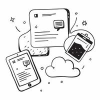 Tablet and mobile phone with holographic cloud storage and flexible workspace text concept as Camera movement Pan across the tablet and mobile phone screens with holographic cloud pure Set 2 vector