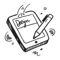 Tablet and stylus with Design On the Go text isolated on white background concept as Camera movement Focus on the tablet and stylus emphasizing mobile design capabilities Scene Cr pure Set 2 vector
