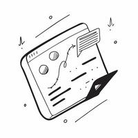 Tablet with holographic charts floating above copy space at the top concept as A close up shot of a tablet with holographic charts hovering above the screen The glossy high tech d pure vector